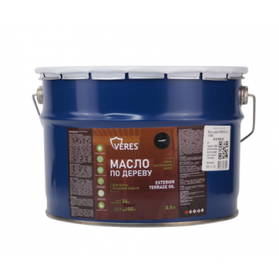 Масло для дерева Veres Exterior Terrase Oil графит (8,5л)